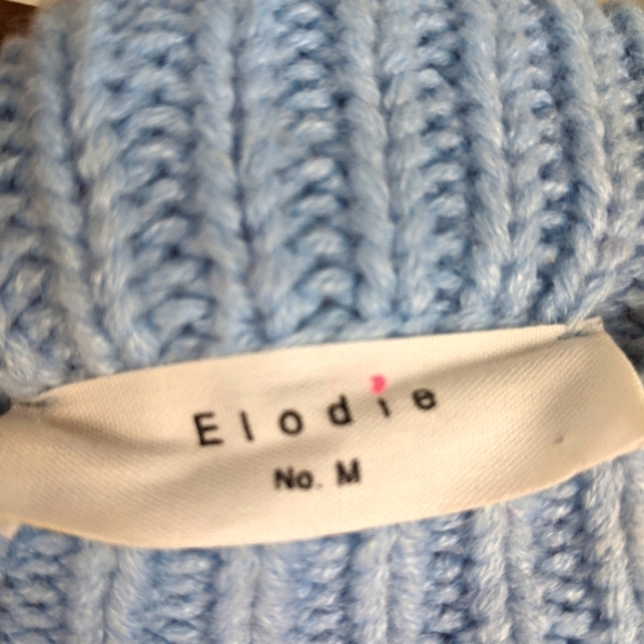 Elodie Chunky Knit Striped Multi Rainbow Sweater Women's M - Picture 3 of 5